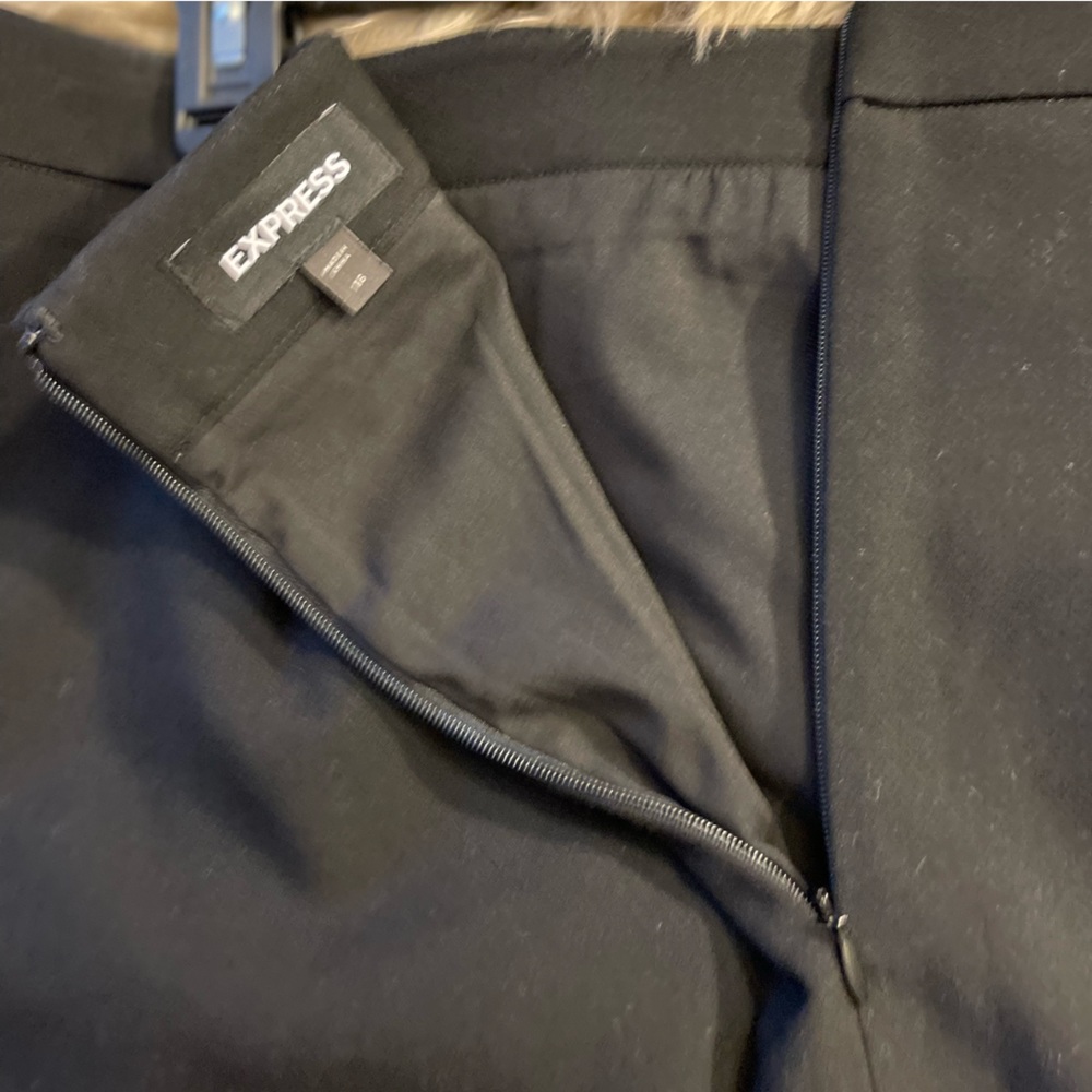 Express Black A-Line Skirt size 16 - Picture 4 of 7